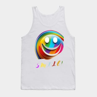 Smile and spread joy around you, Smiles are Contagious Tank Top